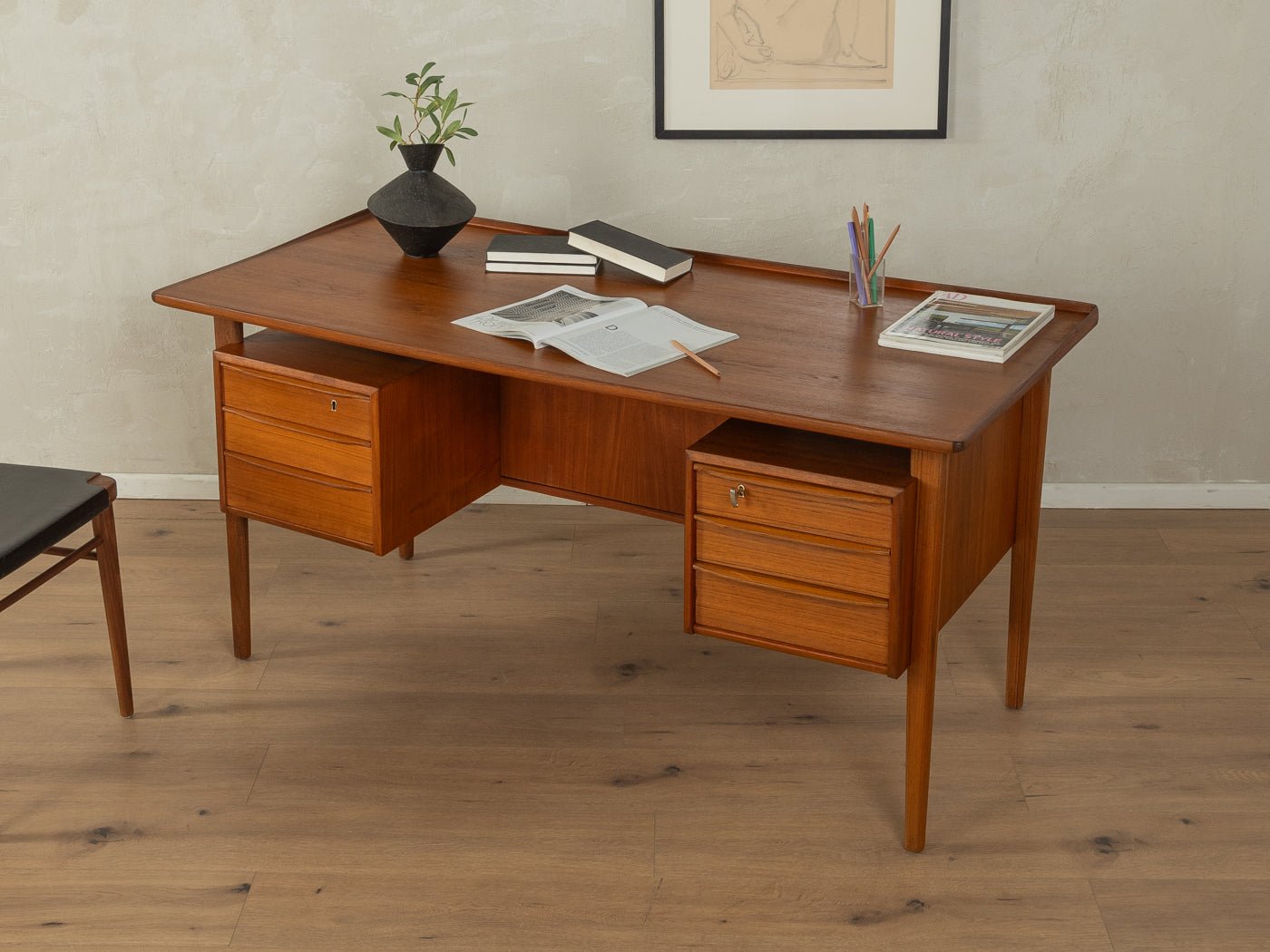 1960er Jahre Schreibtisch, Peter Løvig Nielsen - Mid Century Friends - Vintage - Retro - Mid Century