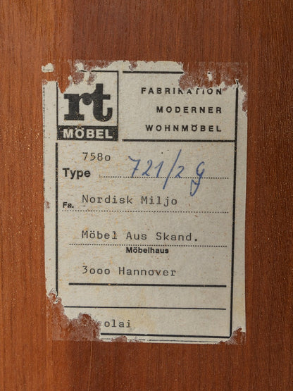 1960er Jahre Vitrine, Heinrich Riestenpatt - Mid Century Friends - Vintage - Retro - Mid Century