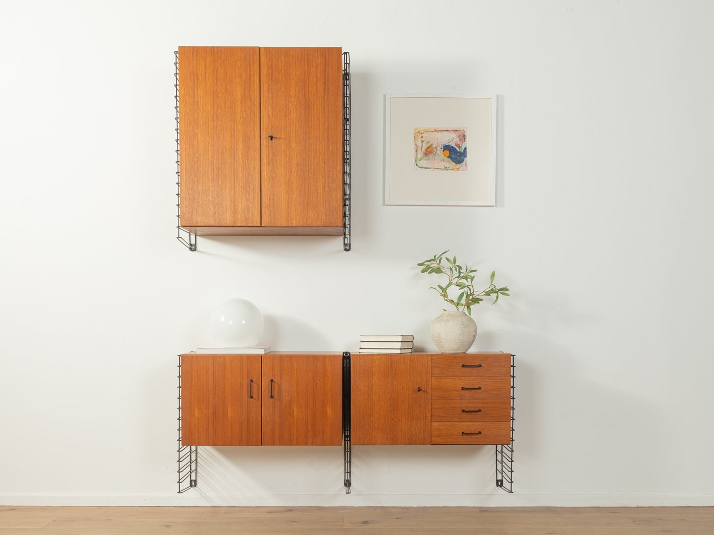 1960er Jahre Wandregal, Musterring - Mid Century Friends - Vintage - Retro - Mid Century