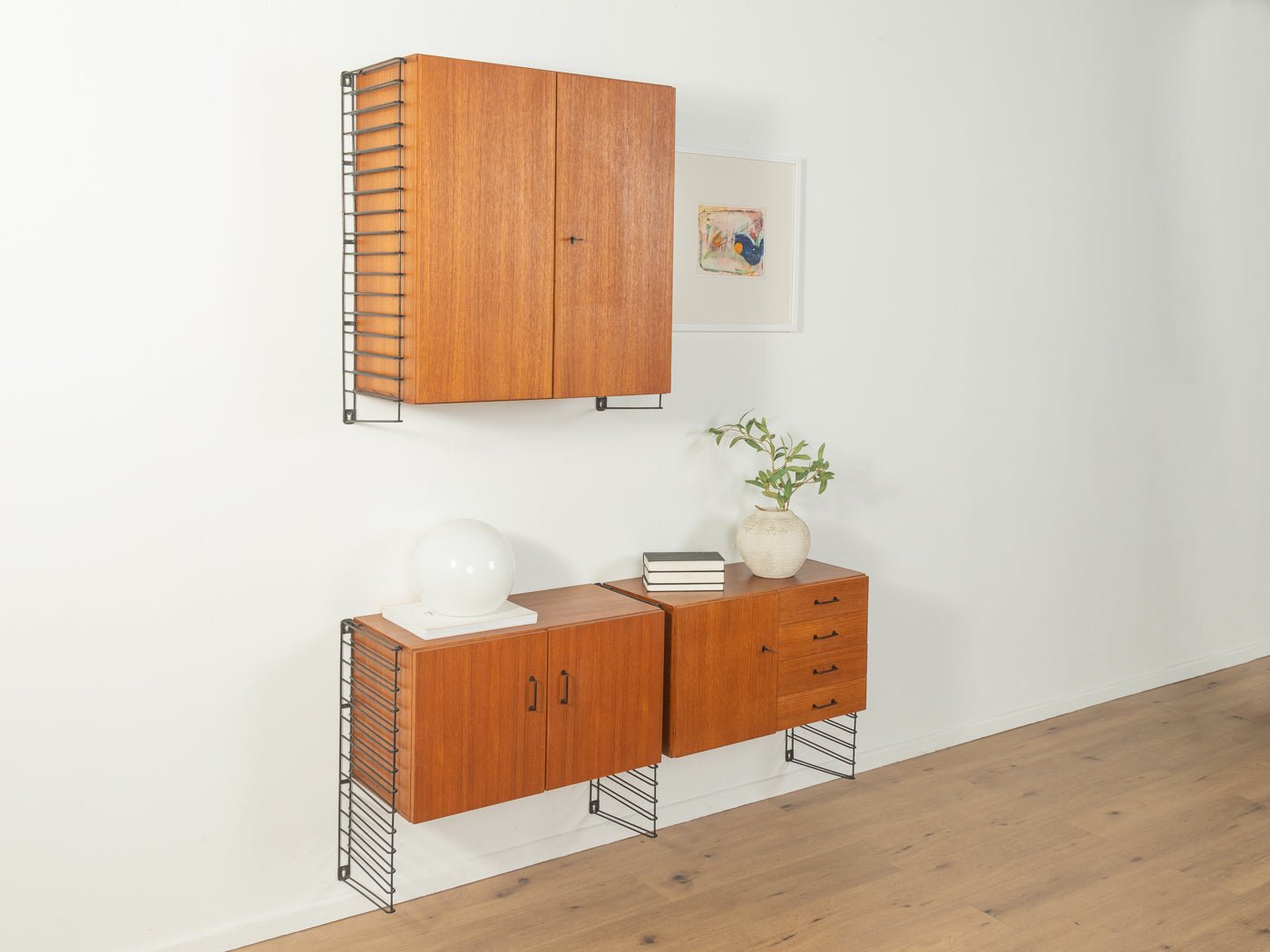 1960er Jahre Wandregal, Musterring - Mid Century Friends - Vintage - Retro - Mid Century