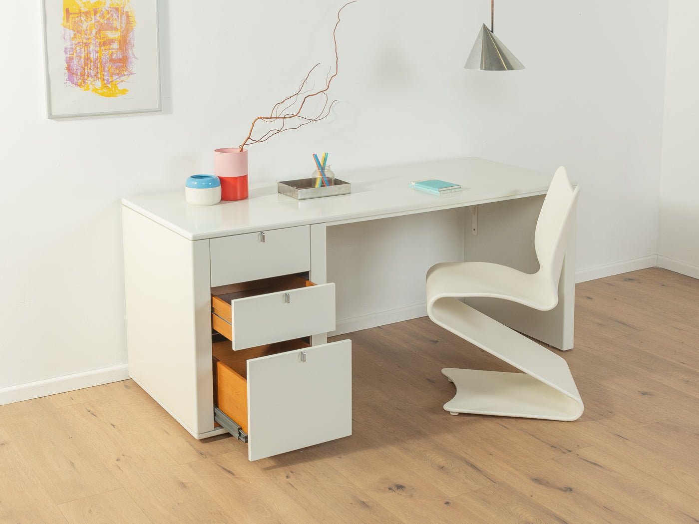 1970er Jahre Schreibtisch, Interlübke - Mid Century Friends - Vintage - Retro - Mid Century