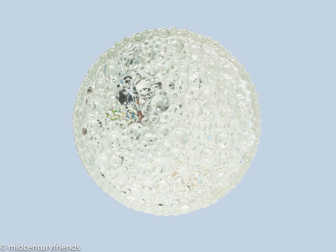 Bubble Glas Wand- und Deckenlampe, Glashütte Limburg