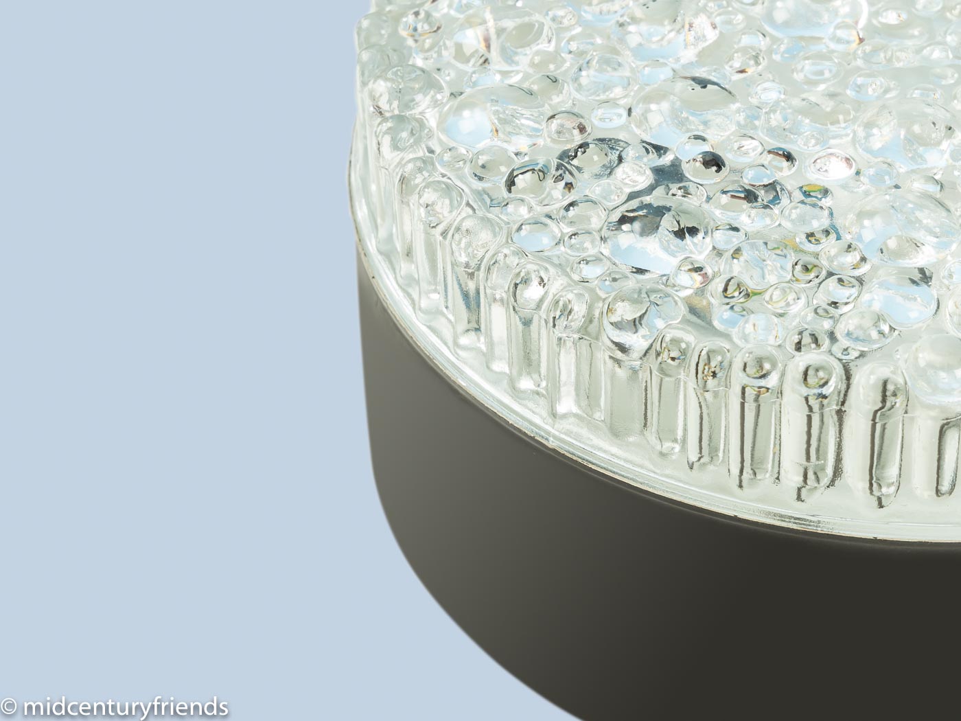 Bubble Glas Wand- und Deckenlampe, Glashütte Limburg