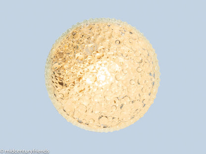 1960er Jahre Bubble Glas Wand- und Deckenlampe