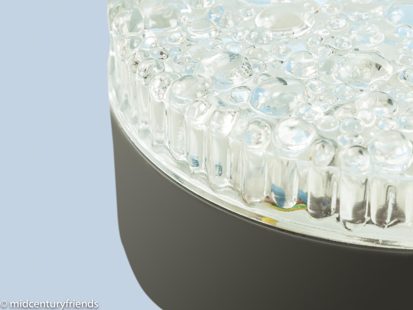 1960er Jahre Bubble Glas Wand- und Deckenlampe