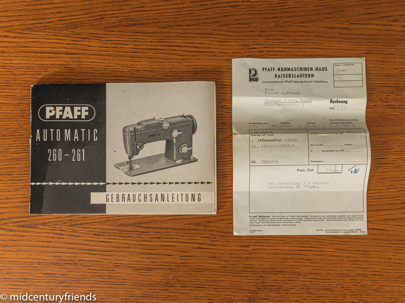 Nähmaschine Pfaff Automatic 260