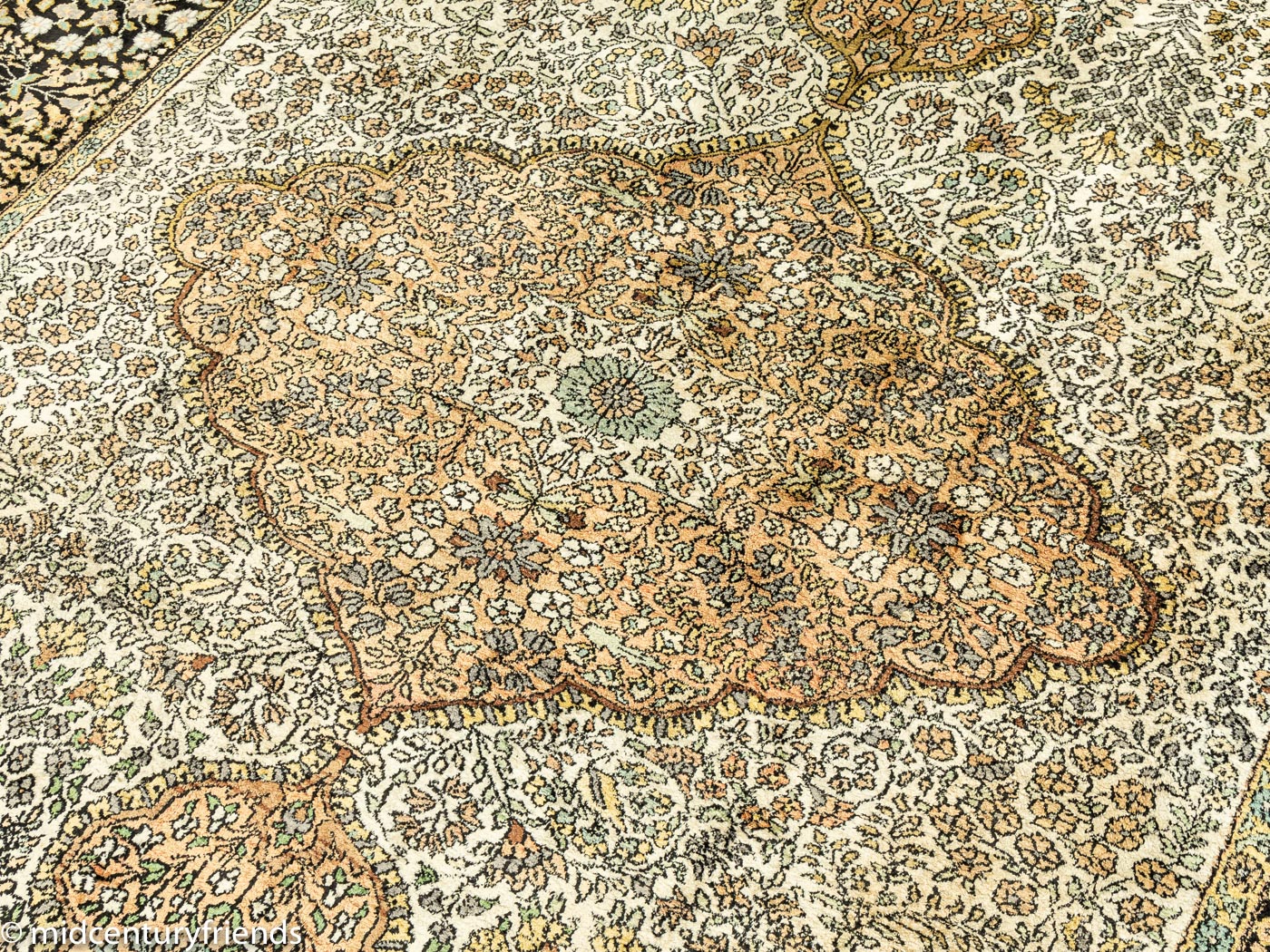 1960er Jahre Kaschmir Teppich, 187 x 276