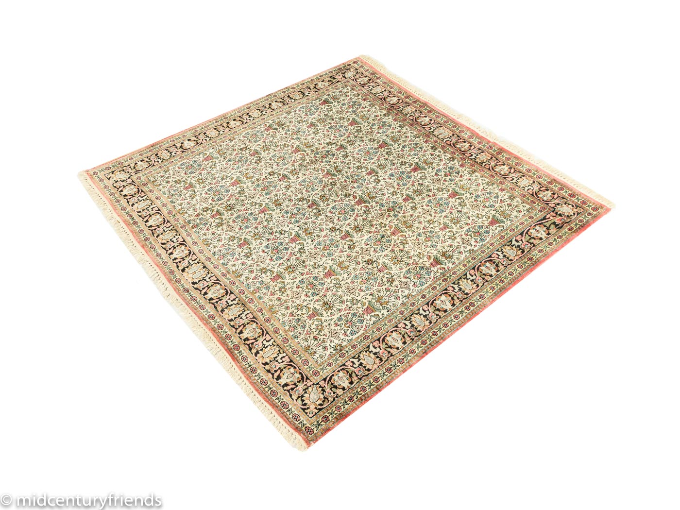 1960er Jahre Kaschmir Teppich, 185 x 195