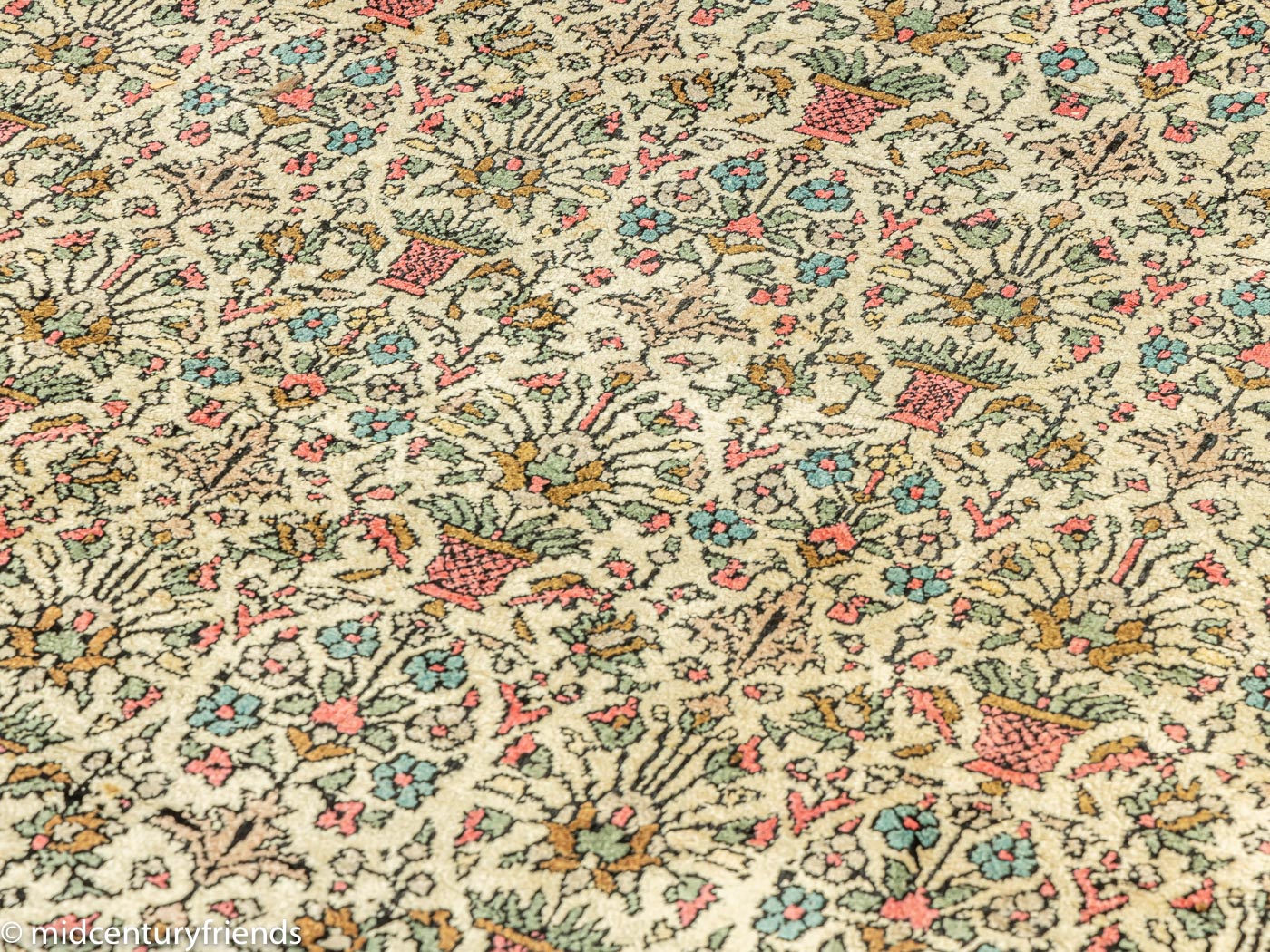 1960er Jahre Kaschmir Teppich, 185 x 195