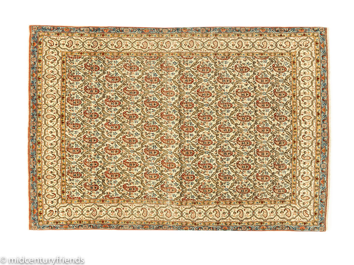 Antiker Ghom Teppich, 135 x 200
