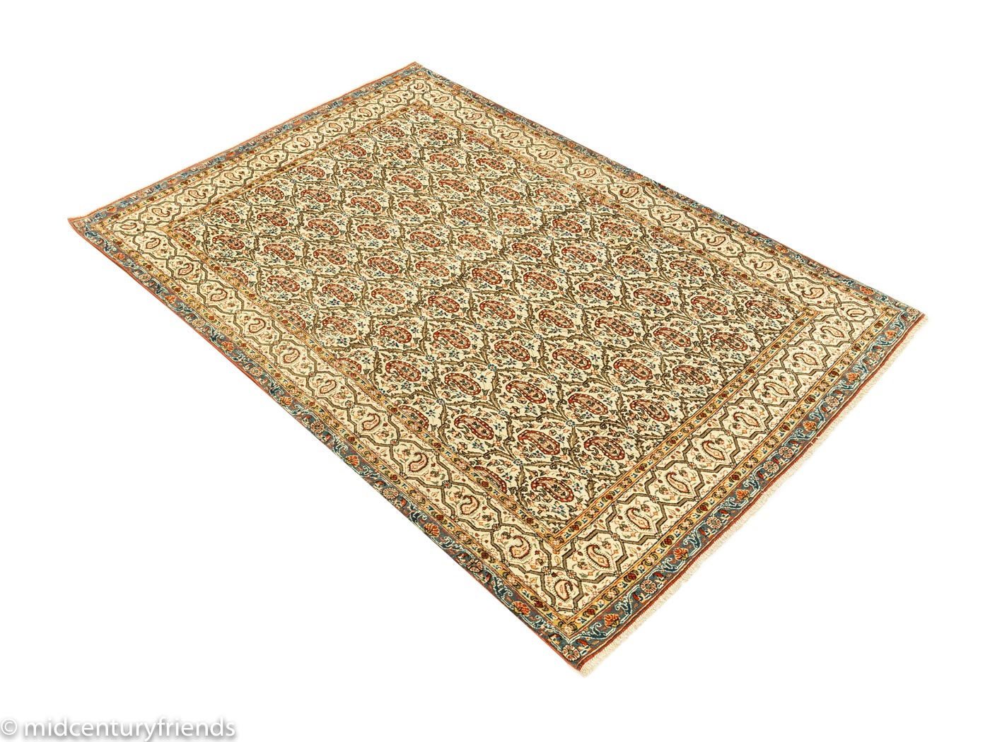 Antiker Ghom Teppich, 135 x 200