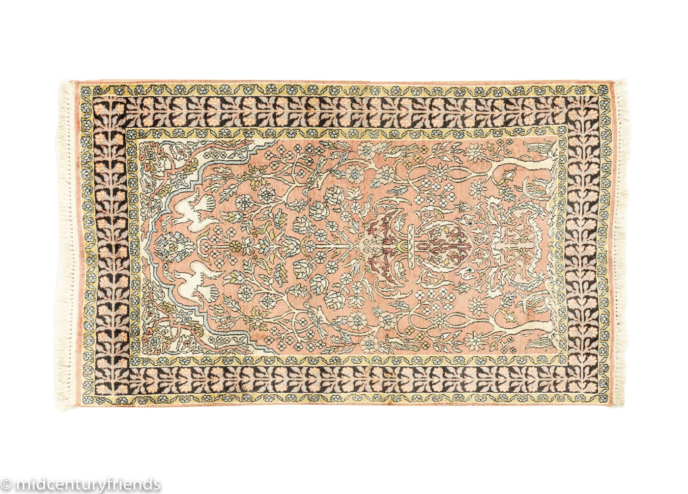 1960er Jahre Kaschmir Teppich, 95 x 170