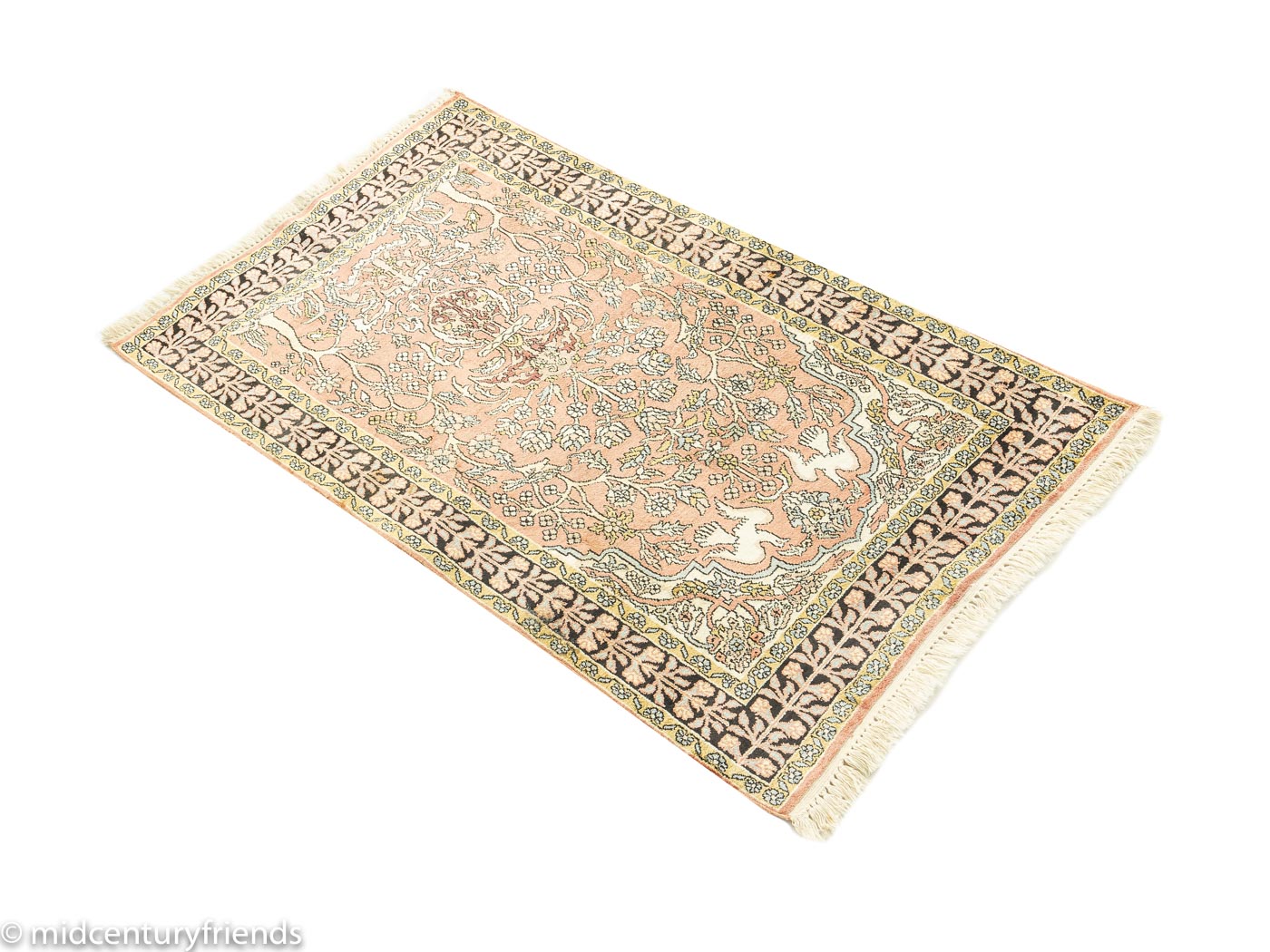 1960er Jahre Kaschmir Teppich, 95 x 170