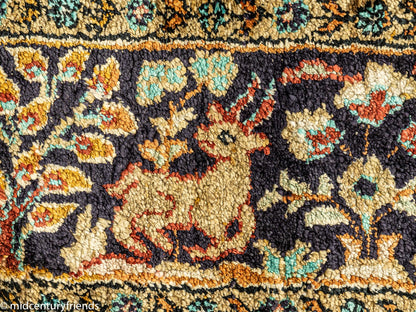 1960er Jahre  Ghom Teppich, 105 x 165