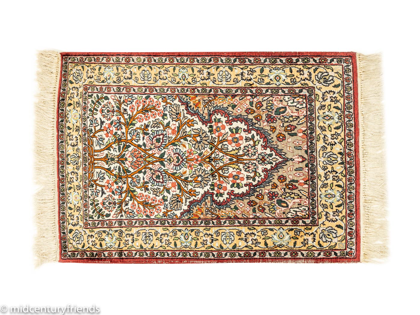 1960er Jahre Teppich, 62 x 105