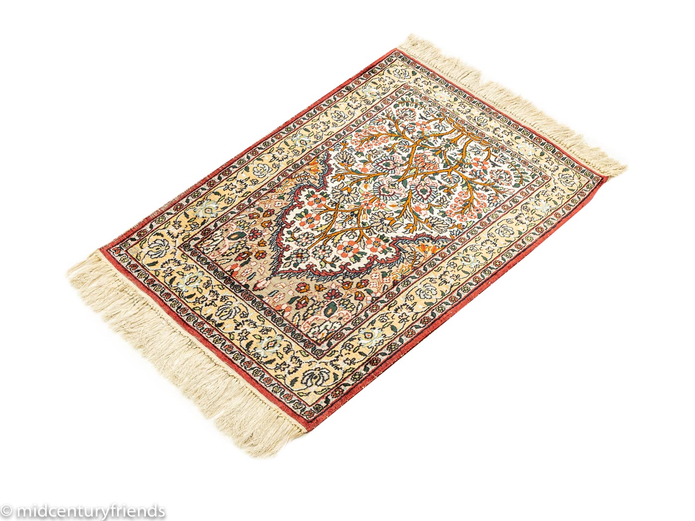 1960er Jahre Teppich, 62 x 105