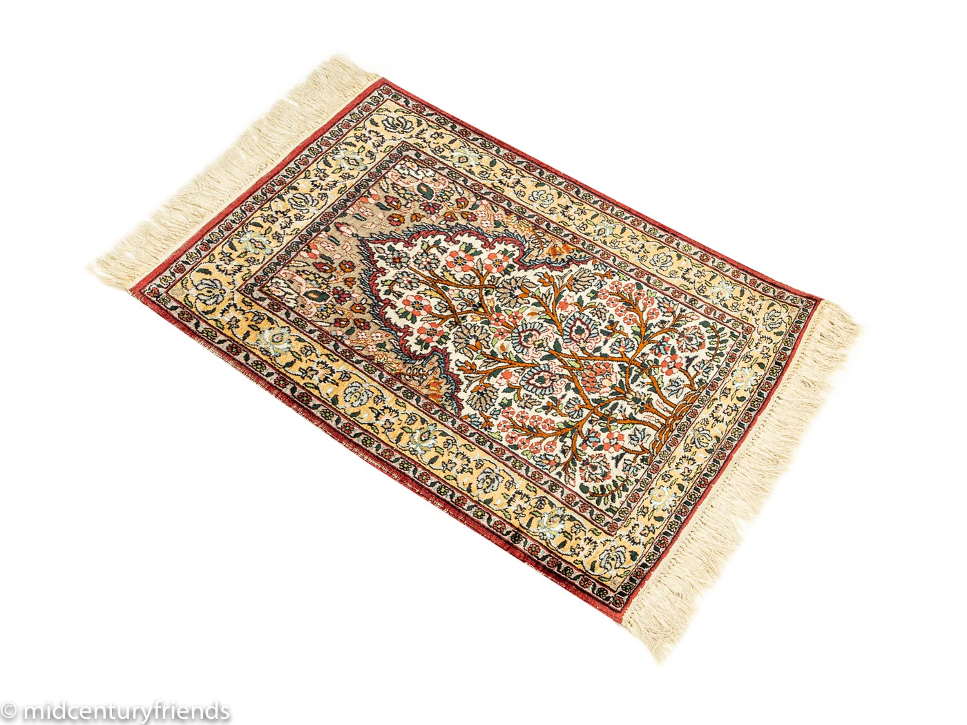 1960er Jahre Teppich, 62 x 105