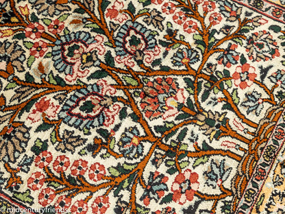 1960er Jahre Teppich, 62 x 105