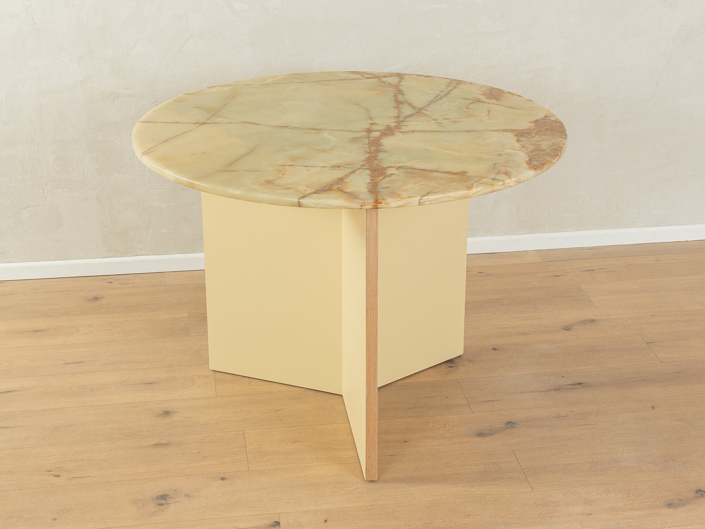 Exklusiver Onyx-Marmor Tisch, Ø 110 cm