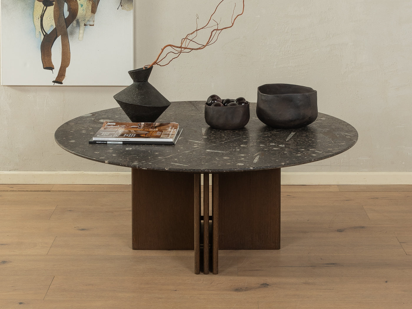 Couchtisch 1014, Heinz Lilienthal, Ø 110 cm