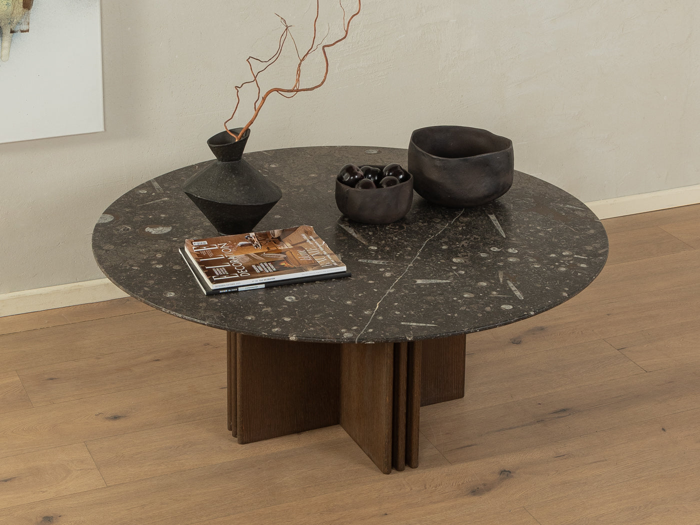 Couchtisch 1014, Heinz Lilienthal, Ø 110 cm