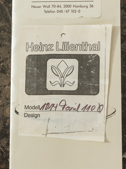 Couchtisch 1014, Heinz Lilienthal, Ø 110 cm