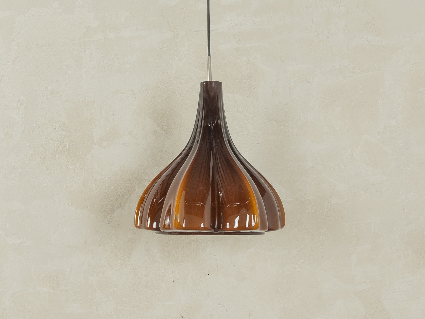 1970er Jahre Blumenförmige Deckenlampe, Peill & Putzler