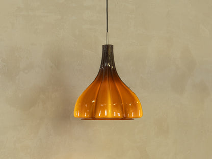 1970er Jahre Blumenförmige Deckenlampe, Peill & Putzler