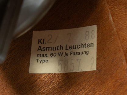 1960er Jahre Deckenlampe, Asmuth Leuchten