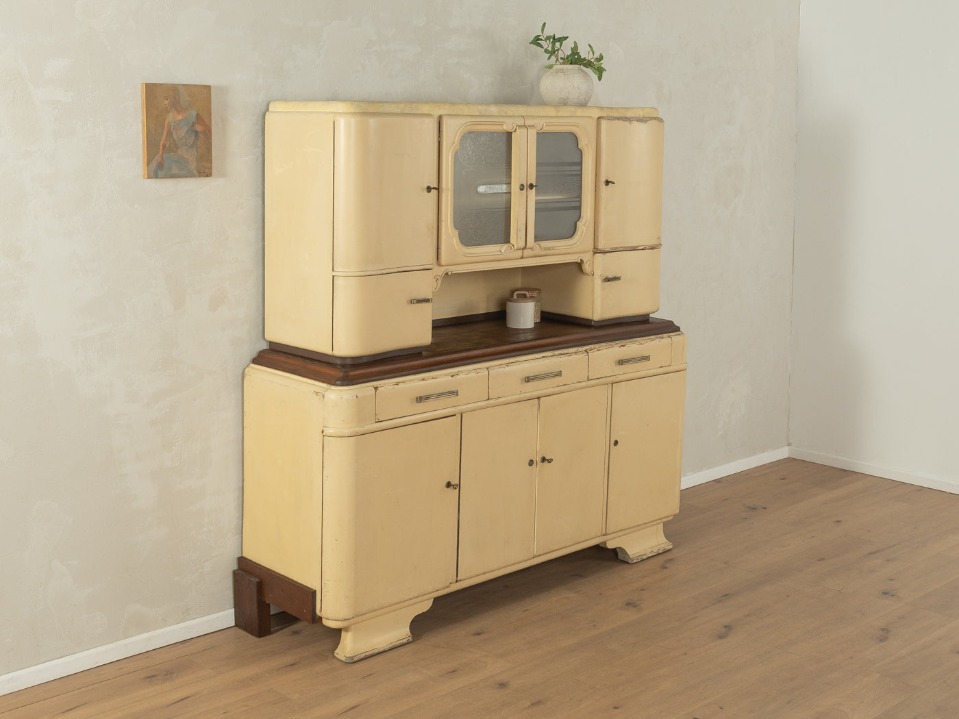 1920er Jahre Art Déco Küchenschrank