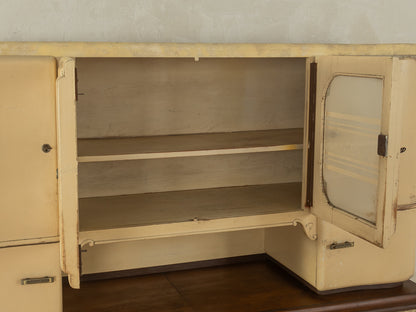 1920er Jahre Art Déco Küchenschrank