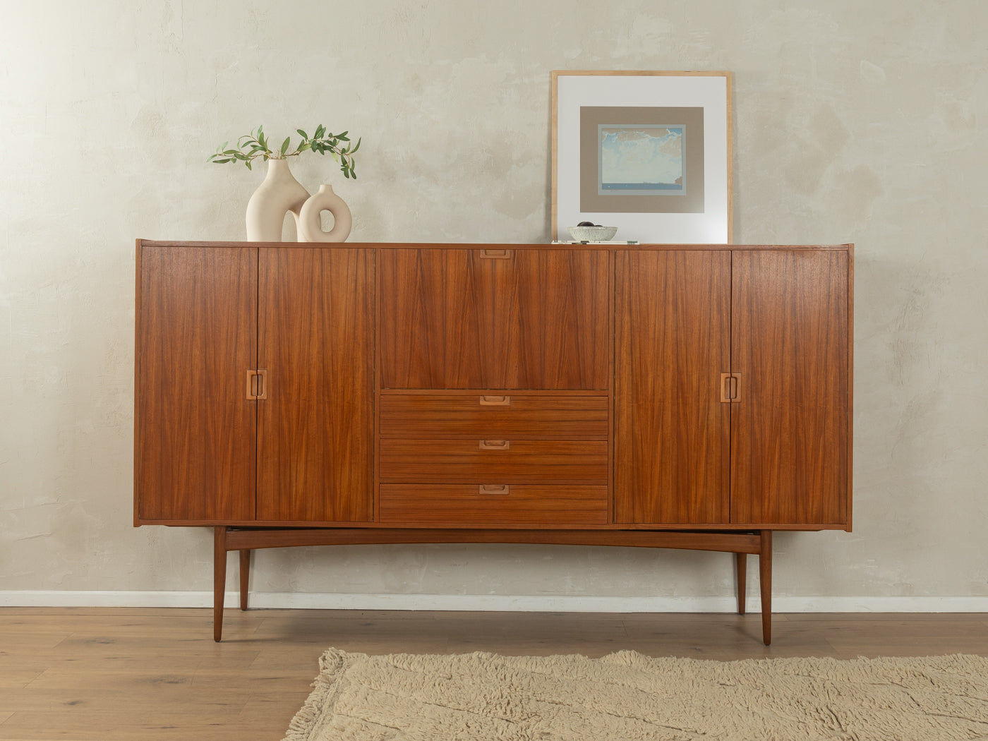 1960er Jahre Highboard, Musterring