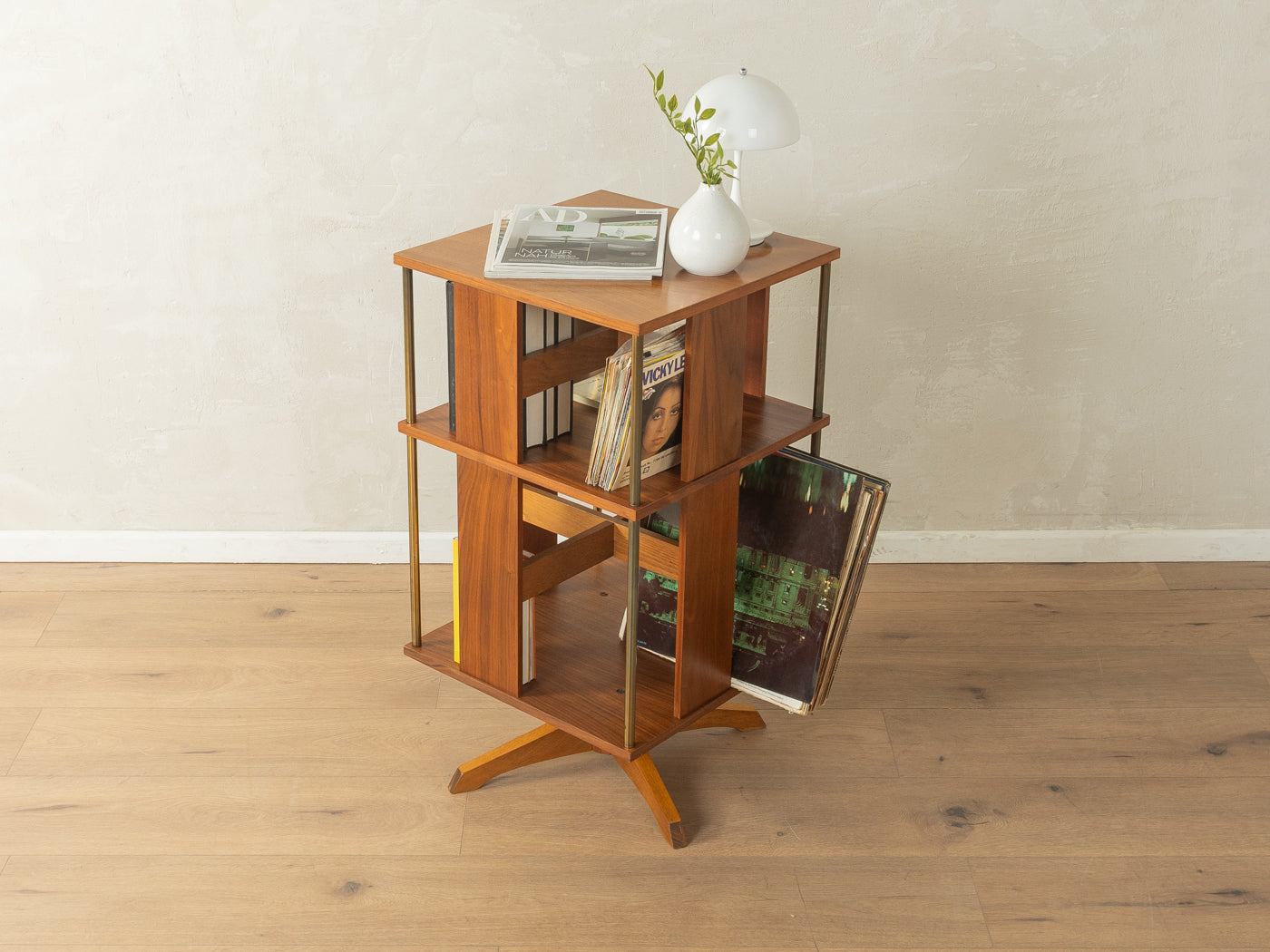 1960s record rack