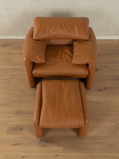 675 MARALUNGA Sessel & Ottomane, Vico Magistretti, Cassina