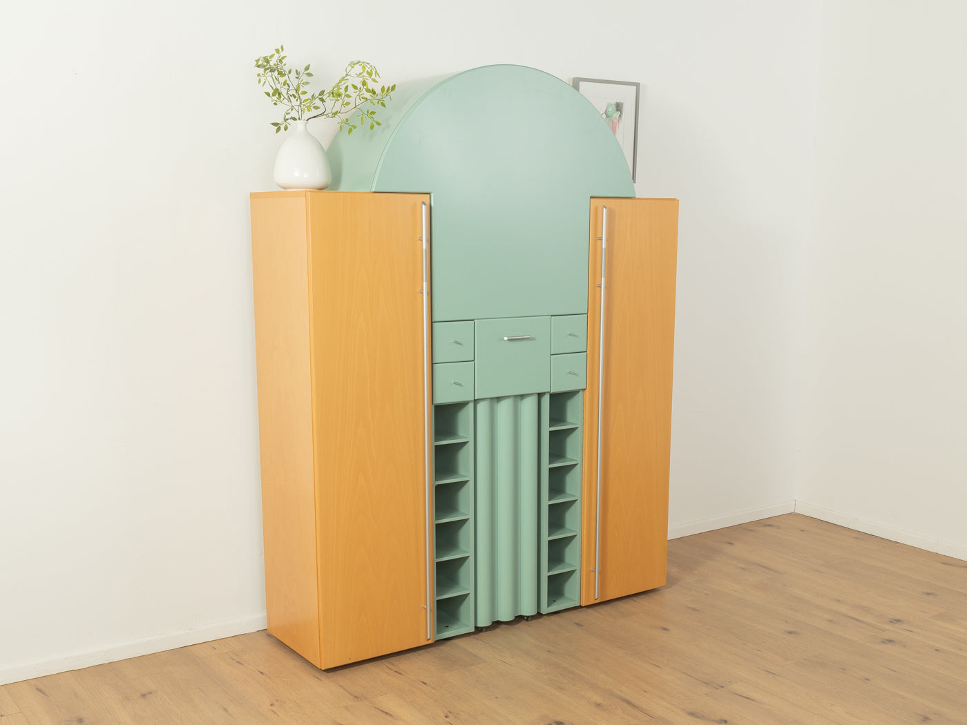Postmodern bar cabinet, Peter Maly for interlübke