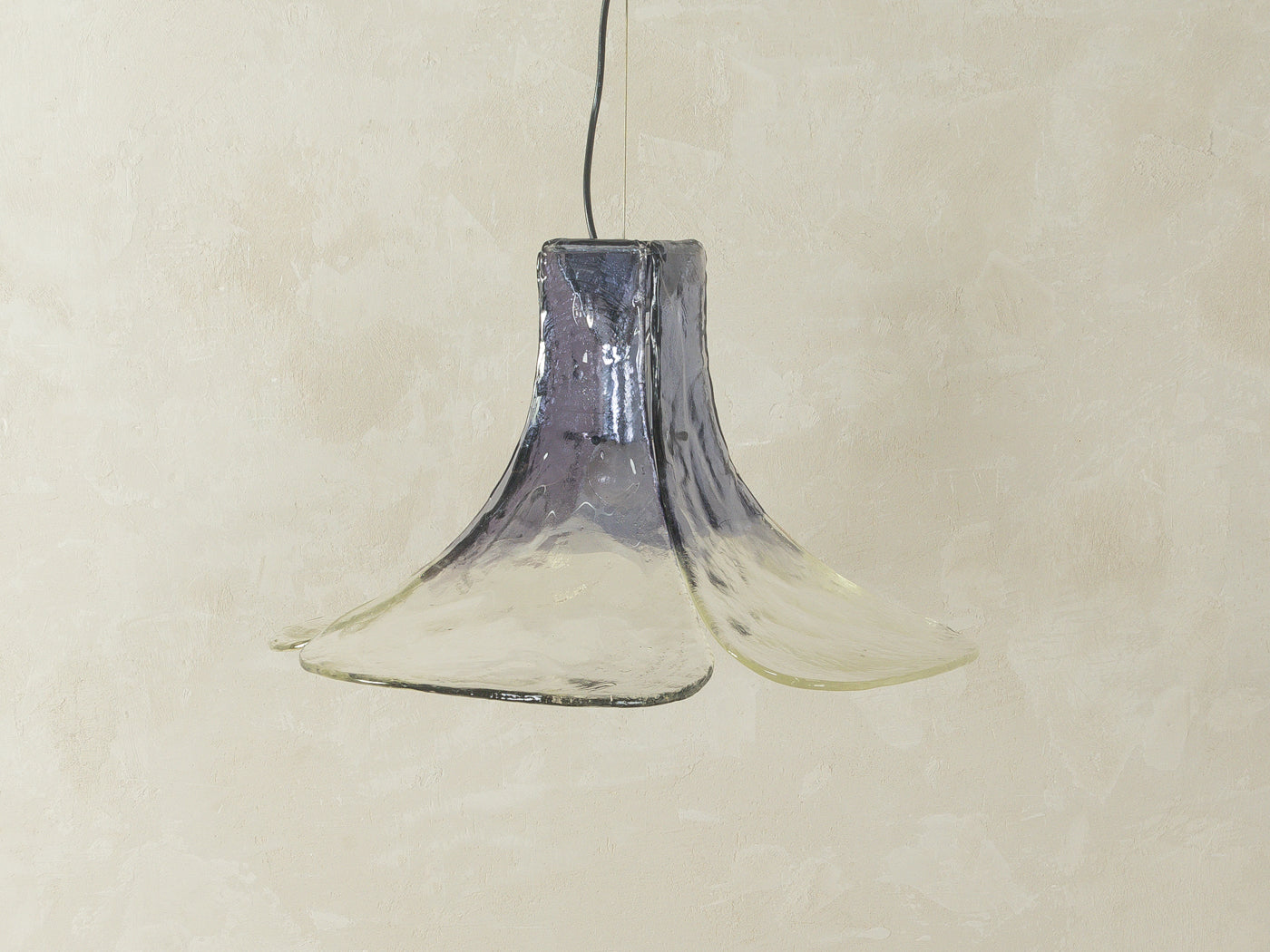 Murano glass ceiling lamp, Carlo Nason, Mazzega