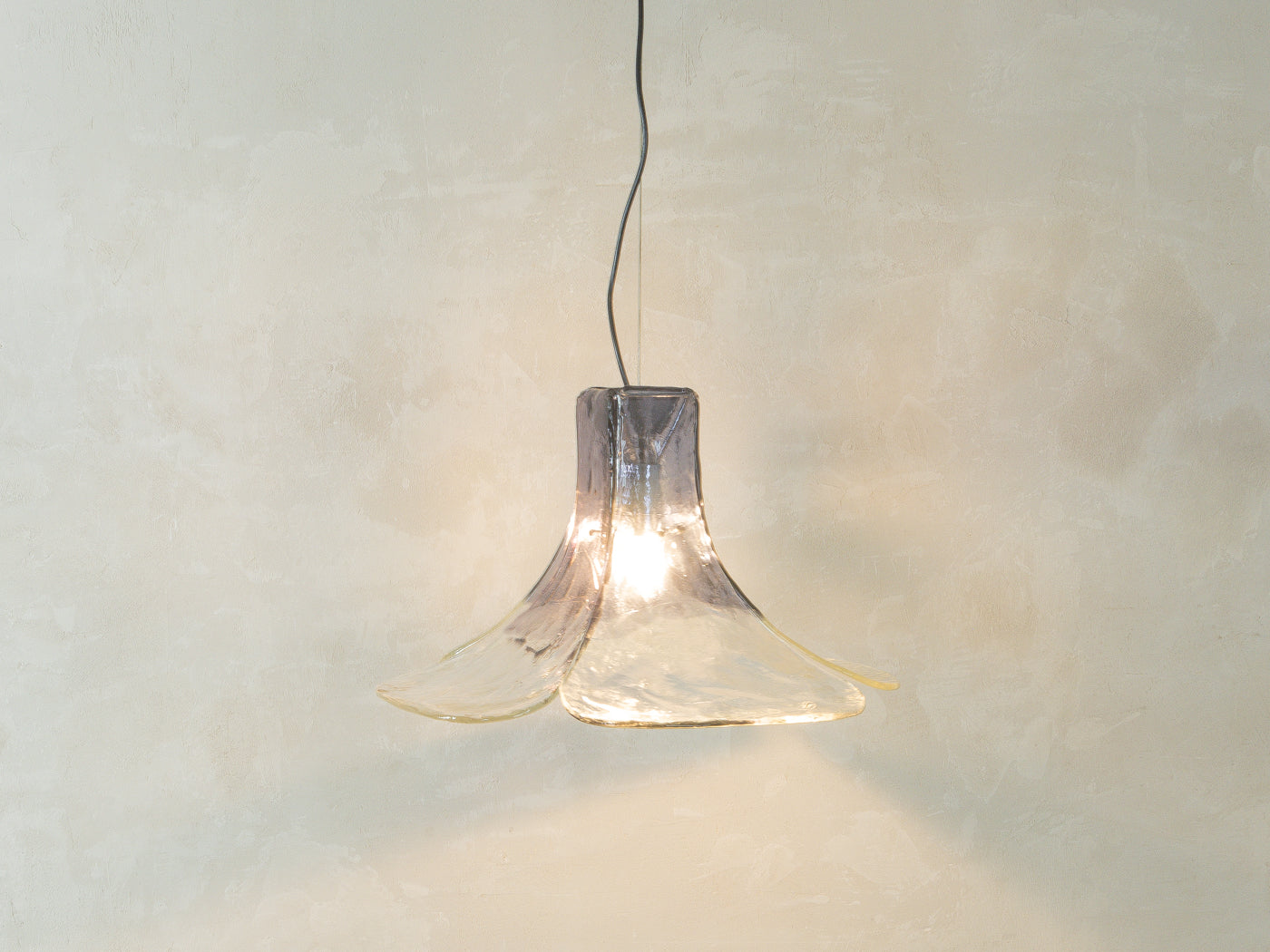 Murano glass ceiling lamp, Carlo Nason, Mazzega