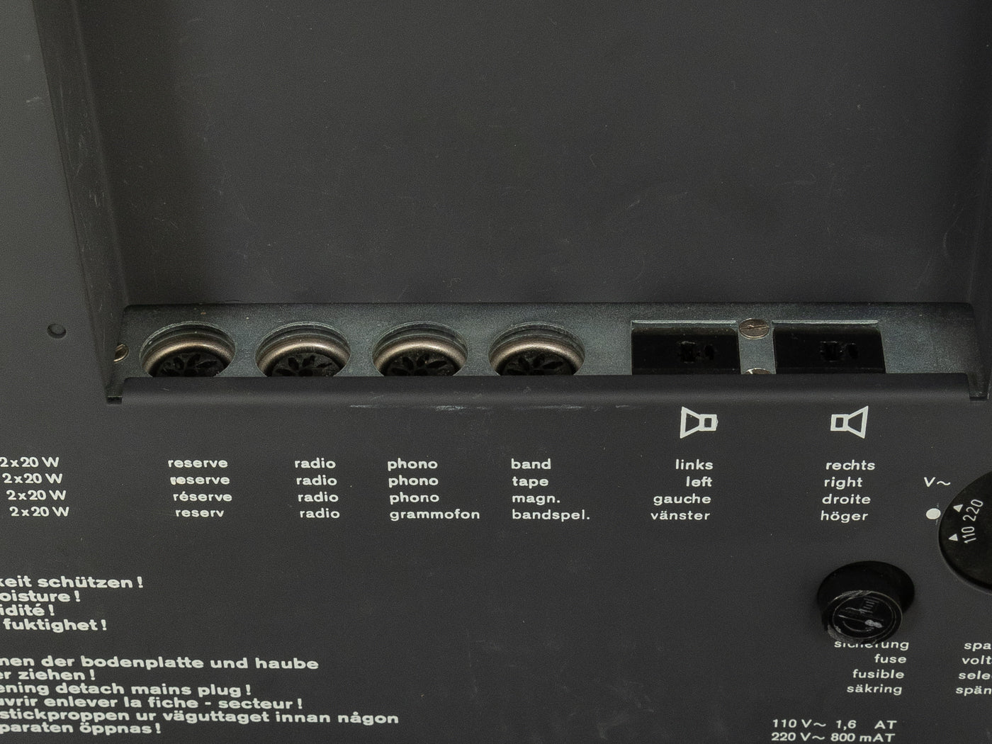 1960er Jahre Hi-Fi Anlage, PS 600, CSV 251 & CE 300, Braun - Bild 11