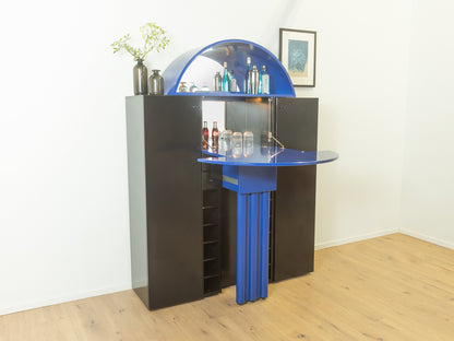 Postmodern bar cabinet by Peter Maly for interlübke