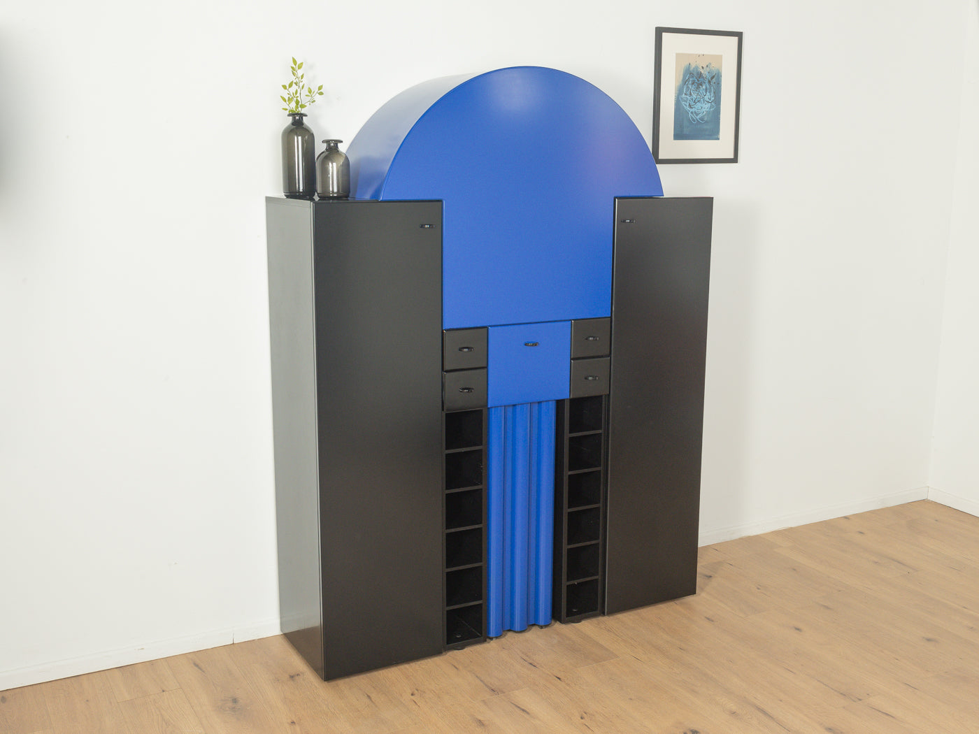 Postmodern bar cabinet by Peter Maly for interlübke