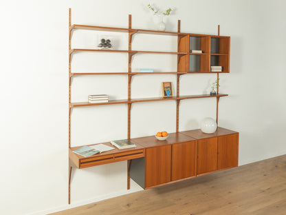 1960er Jahre Wandregal, Poul Cadovius