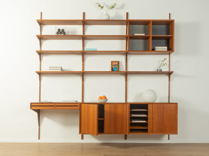 1960er Jahre Wandregal, Poul Cadovius