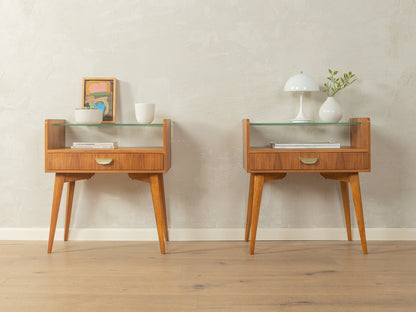 1950er Jahre Nachttische, WK Möbel