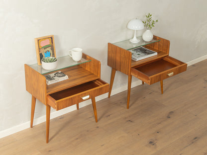 1950er Jahre Nachttische, WK Möbel