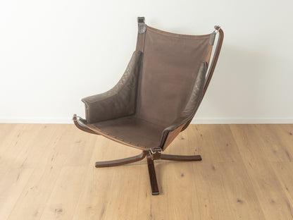 FALCON chair mit Fußhocker, Sigurd Ressell für Vatne Møbler