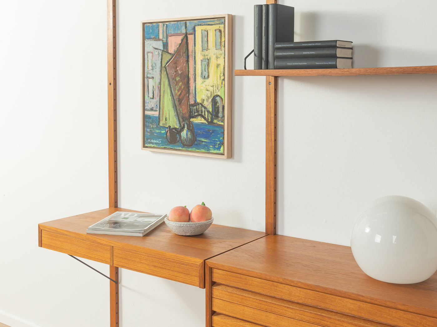 1960s wall shelf, Poul Cadovius