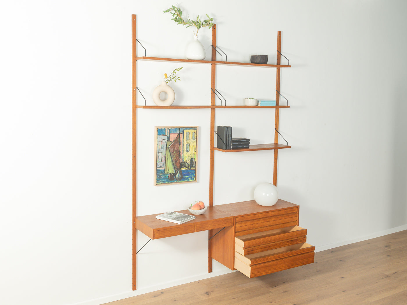 1960s wall shelf, Poul Cadovius