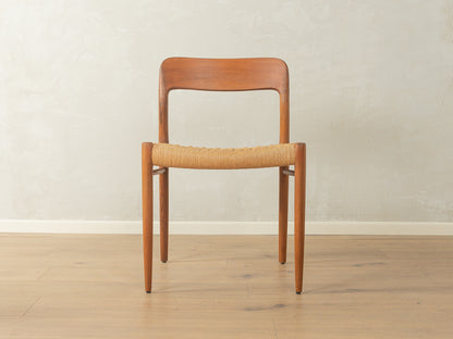 Model 75 Dining chairs, Niels O. Møller