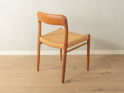 Model 75 Dining chairs, Niels O. Møller