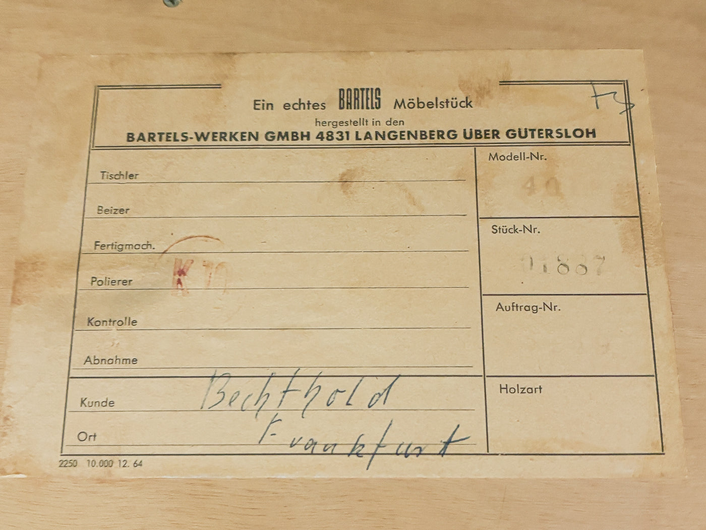 1960s Sideboard, Bartels